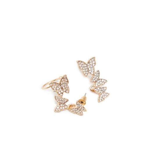 Cropp - Kolczyki z motywem motyli - złoty ze sklepu Cropp w kategorii Kolczyki - zdjęcie 167382162