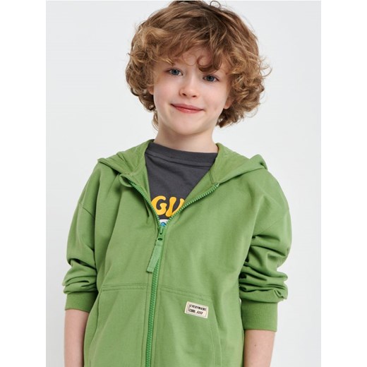 Sinsay - Bluza rozpinana - zielony ze sklepu Sinsay w kategorii Bluzy chłopięce - zdjęcie 167383770