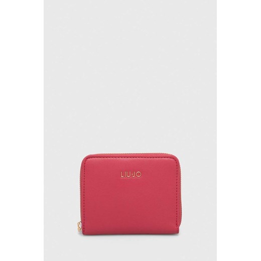 Liu Jo portfel damski kolor czerwony ze sklepu ANSWEAR.com w kategorii Portfele damskie - zdjęcie 167384013