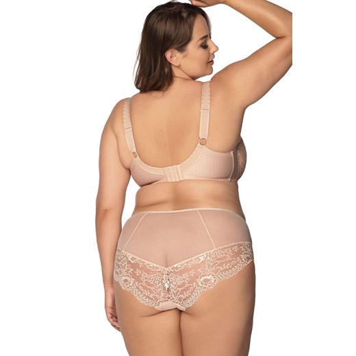 Koronkowe figi damskie beżowe Agnese 1164, Kolor beżowy, Rozmiar 3XL, Gaia ze sklepu Intymna w kategorii Majtki damskie - zdjęcie 167384680