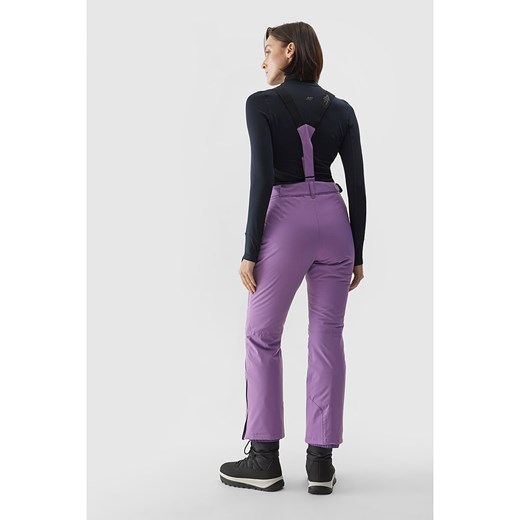 4F spodnie damskie fioletowe sportowe 