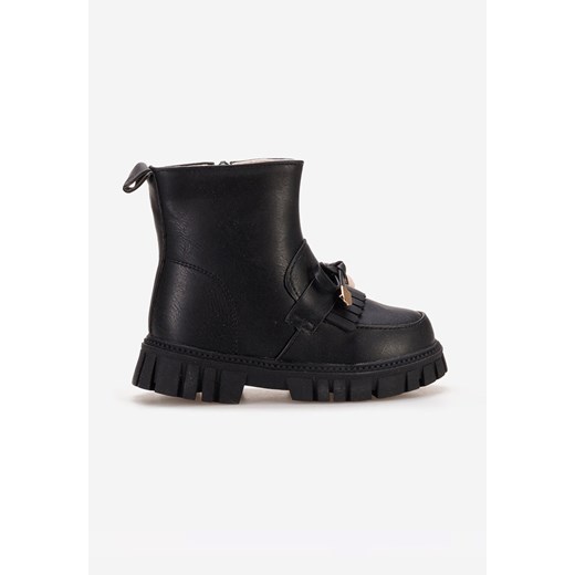 Czarne botki dziewczęce Eliss ze sklepu Zapatos w kategorii Buty zimowe dziecięce - zdjęcie 167390731