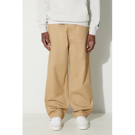 Carhartt WIP spodnie Newhaven Pant męskie kolor beżowy proste I032913.1YA02 ze sklepu PRM w kategorii Spodnie męskie - zdjęcie 167391813