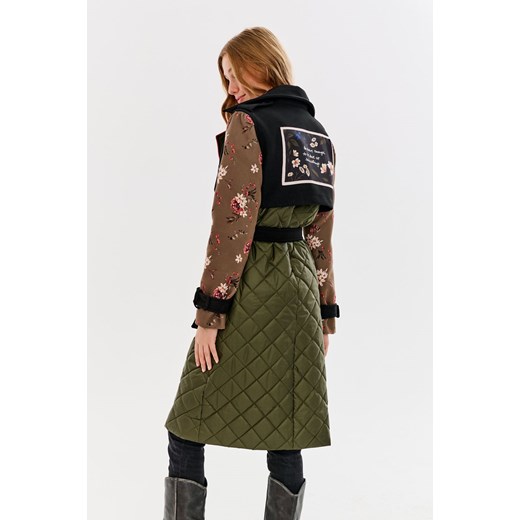 Trencz pikowany Wild Heart, XS Naoko-store.pl M wyprzedaż NAOKO