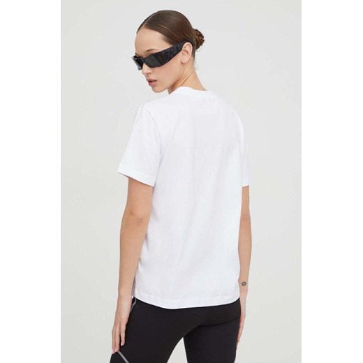 MSGM t-shirt bawełniany damski kolor biały S ANSWEAR.com