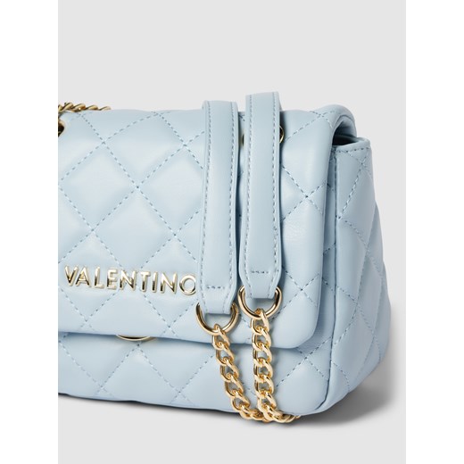 Listonoszka niebieska Valentino Bags średniej wielkości na ramię elegancka 