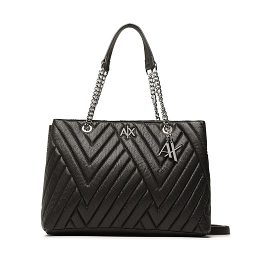 Torebka Armani Exchange 942863 2F745 00020 Black ze sklepu eobuwie.pl w kategorii Torby Shopper bag - zdjęcie 167400974