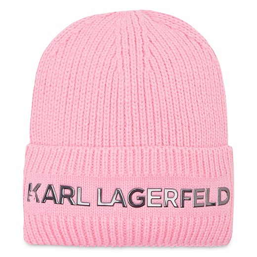 Czapka Karl Lagerfeld Kids Z11047 Pink 462 T4 wyprzedaż eobuwie.pl