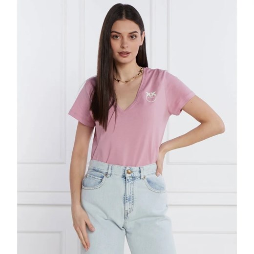 Pinko T-shirt | Regular Fit ze sklepu Gomez Fashion Store w kategorii Bluzki damskie - zdjęcie 167402523