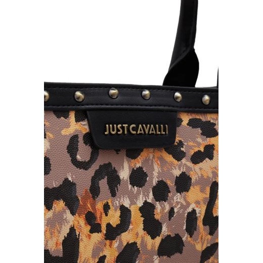 Just Cavalli shopper bag ze skóry ekologicznej 