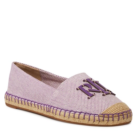 Espadryle damskie Ralph Lauren tkaninowe na lato