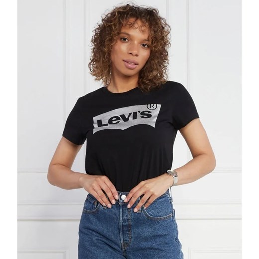 Levi's T-shirt THE PERFECT TEE HOLIDAY | Regular Fit ze sklepu Gomez Fashion Store w kategorii Bluzki damskie - zdjęcie 167406402