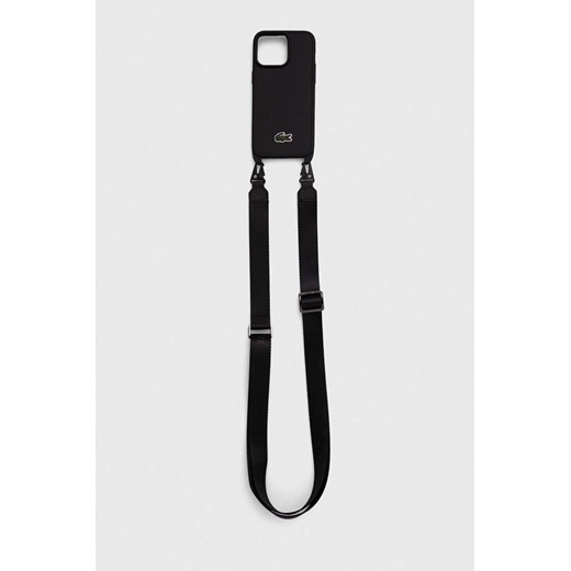 Lacoste etui na telefon iPhone 15 Pro Max 6.7&quot; kolor czarny Lacoste ONE ANSWEAR.com
