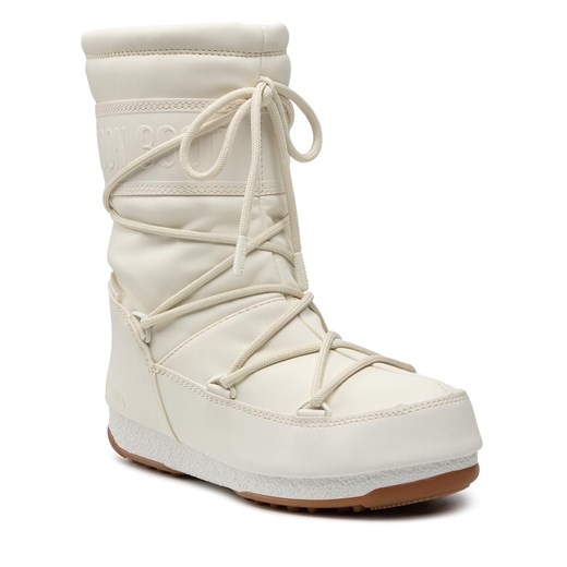 Śniegowce Moon Boot Mid Rubber Wp 24010300003 Cream Moon Boot 40 eobuwie.pl