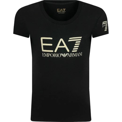 EA7 T-shirt | Regular Fit 160 wyprzedaż Gomez Fashion Store