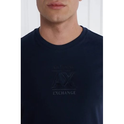 Granatowy t-shirt męski Armani Exchange