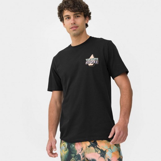 Męski t-shirt z nadrukiem Volcom Mind Invasion - czarny ze sklepu Sportstylestory.com w kategorii T-shirty męskie - zdjęcie 167423682