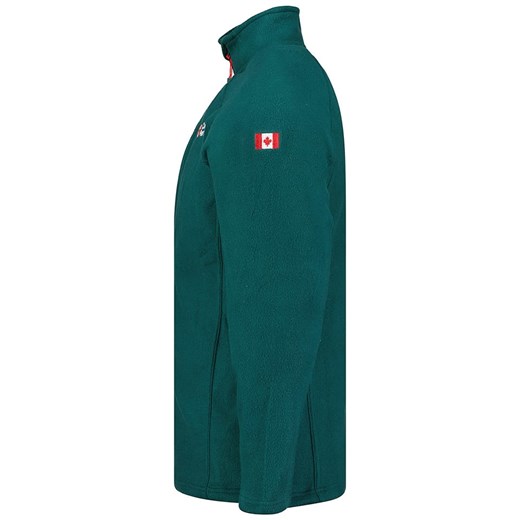 Canadian Peak Kurtka polarowa &quot;Tugeak&quot; w kolorze ciemnozielonym Canadian Peak XL Limango Polska okazja