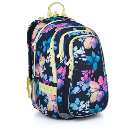 Plecak szkolny w kwiaty Topgal LYNN 24008 ze sklepu Topgal w kategorii Plecaki dla dzieci - zdjęcie 167425863