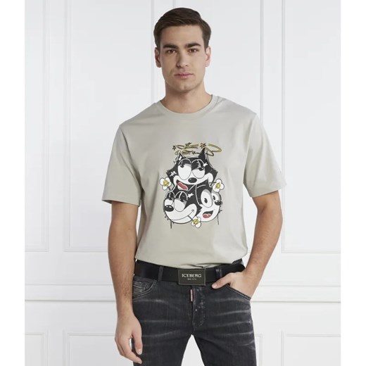 Iceberg T-shirt | Regular Fit ze sklepu Gomez Fashion Store w kategorii T-shirty męskie - zdjęcie 167434184