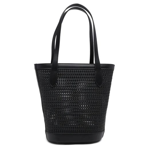 Shopper bag Guess elegancka bez dodatków ze skóry ekologicznej matowa 