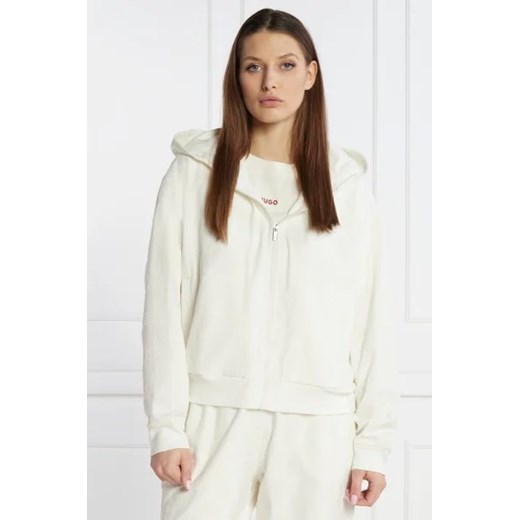 Bluza damska Hugo Boss biała casual