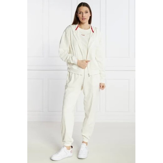 Hugo Boss bluza damska casual biała wiosenna