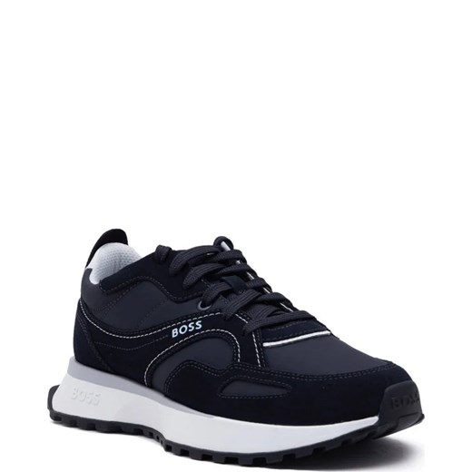 BOSS BLACK Sneakersy Jonah_Runn_sdmx | z dodatkiem skóry ze sklepu Gomez Fashion Store w kategorii Buty sportowe męskie - zdjęcie 167437970