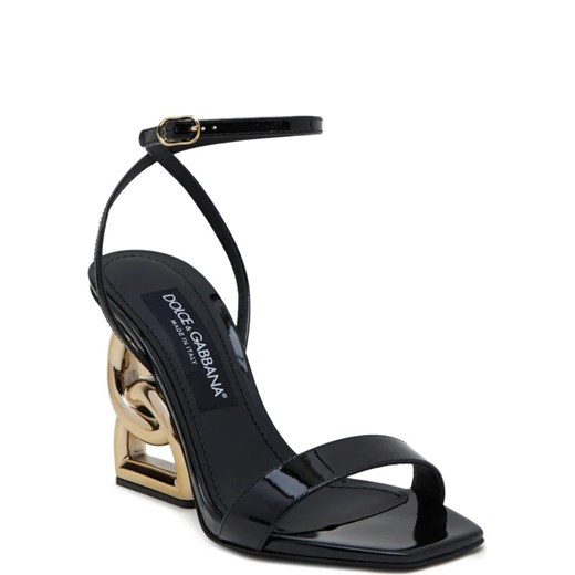 Dolce & Gabbana Skórzane sandały na słupku ze sklepu Gomez Fashion Store w kategorii Sandały damskie - zdjęcie 167437981
