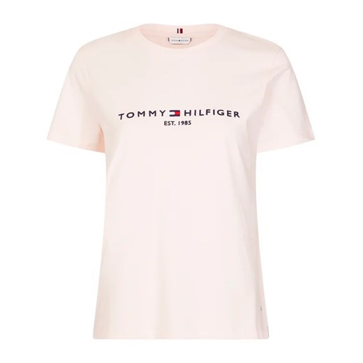 Tommy Hilfiger T-Shirt New Th Ess WW0WW26868 Różowy Regular Fit Tommy Hilfiger S okazyjna cena MODIVO