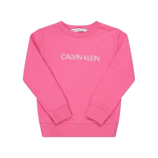 Calvin Klein Jeans Bluza Institutional IU0IU00091 Różowy Regular Fit 4 MODIVO promocyjna cena
