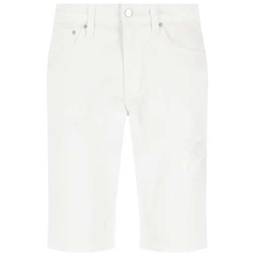 Calvin Klein Jeans Szorty jeansowe Denim J30J314643 Biały Regular Fit 32 MODIVO