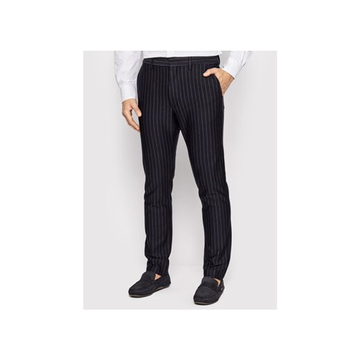 Tommy Hilfiger Chinosy Bleecker MW0MW23502 Granatowy Slim Fit Tommy Hilfiger 33_34 wyprzedaż MODIVO