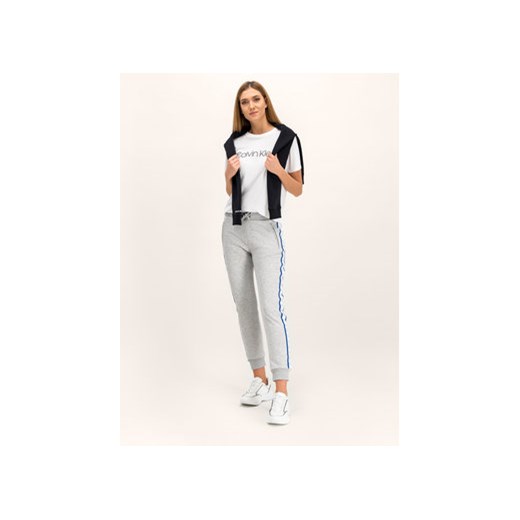 Calvin Klein Jeans Spodnie dresowe J20J212214 Szary Regular Fit S MODIVO okazja
