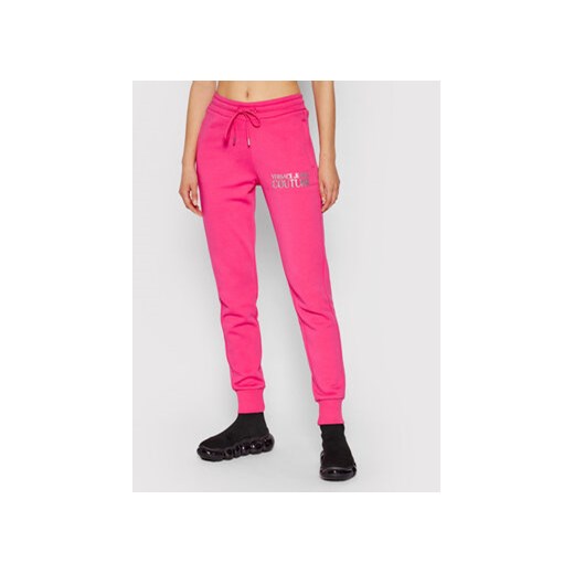 Versace Jeans Couture Spodnie dresowe 71HAAT04 Różowy Regular Fit XL MODIVO