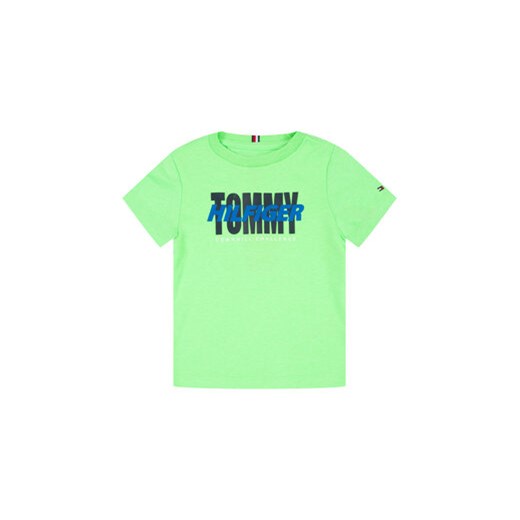 Tommy Hilfiger T-Shirt Alpine KB0KB05396 M Zielony Regular Fit Tommy Hilfiger 4 wyprzedaż MODIVO