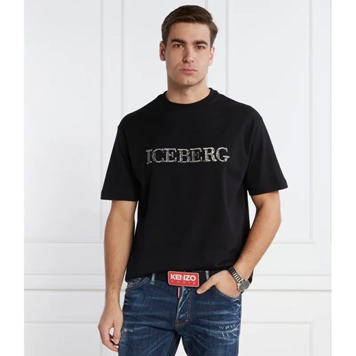Iceberg T-shirt | Regular Fit ze sklepu Gomez Fashion Store w kategorii T-shirty męskie - zdjęcie 167450442