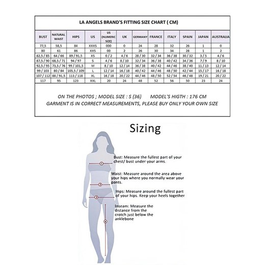 Bluzka damska La Angels z okrągłym dekoltem czarna z długimi rękawami 