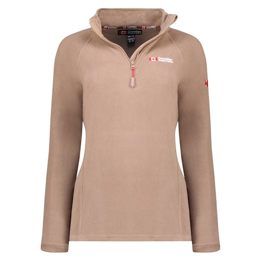 Canadian Peak Bluza polarowa &quot;Tugeak&quot; w kolorze szarobrązowym ze sklepu Limango Polska w kategorii Bluzy damskie - zdjęcie 167451760