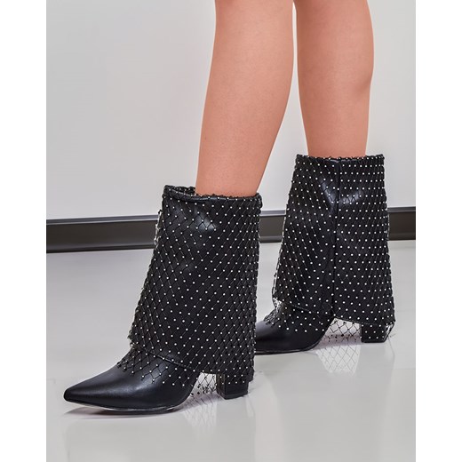 Kozaki damskie czarne Royalfashion.pl eleganckie