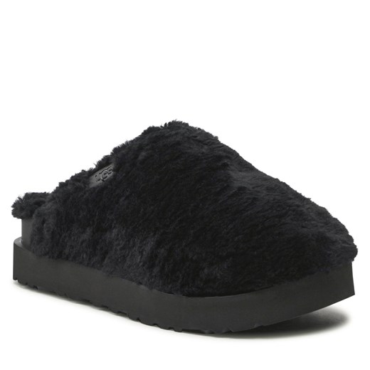 Kapcie Ugg W Fuzz Sugar Slide 1135132 Blk 37 wyprzedaż eobuwie.pl