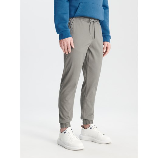 Spodnie męskie Sinsay z elastanu casual 