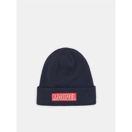 Sinsay - Czapka beanie Marvel - granatowy Sinsay Jeden rozmiar Sinsay