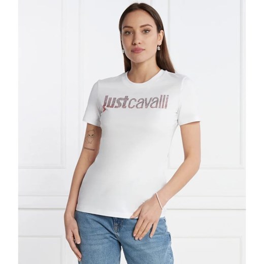 Bluzka damska Just Cavalli z bawełny
