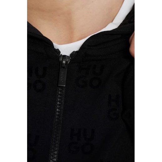 Bluza damska Hugo Boss casual czarna z bawełny 