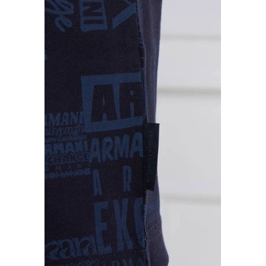 T-shirt męski Armani Exchange z krótkim rękawem w abstrakcyjnym wzorze 