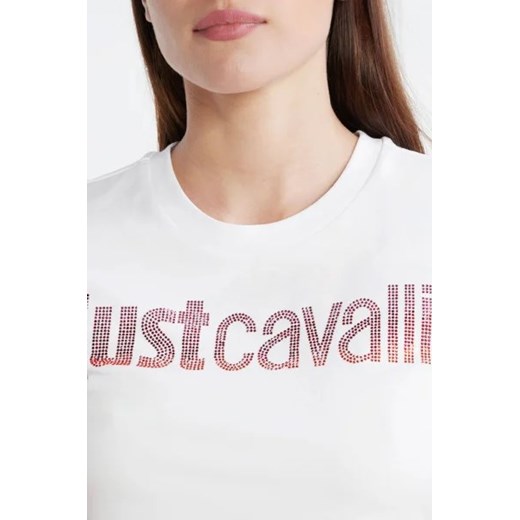 Bluzka damska Just Cavalli z bawełny na lato