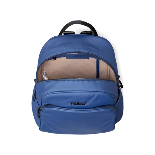 Niebieski plecak Nobo z półokrągłą kieszenią Nobo One size NOBOBAGS.COM okazja
