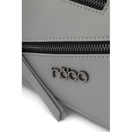 Średnia torebka na ramię Nobo z suwakami, szara Nobo One size okazja NOBOBAGS.COM