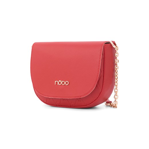 Czerwona listonoszka Nobo z monogramem Nobo One size okazyjna cena NOBOBAGS.COM